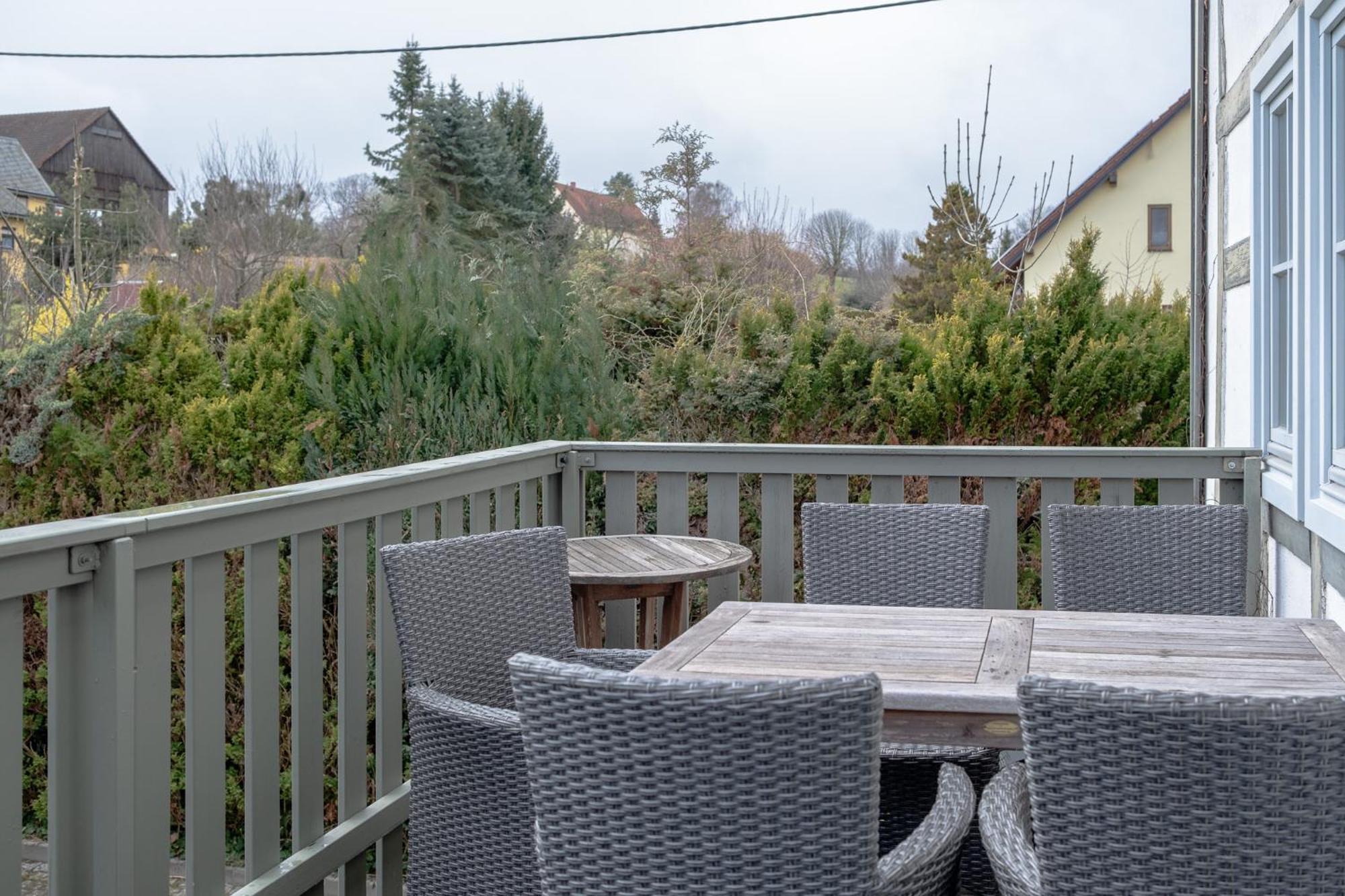 Apartmenthaus Brunnenhof Papstdorf Esterno foto
