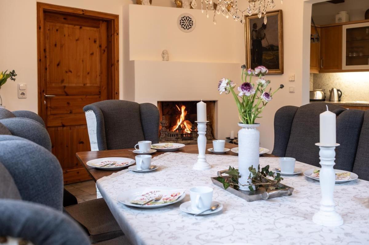 Apartmenthaus Brunnenhof Papstdorf Esterno foto
