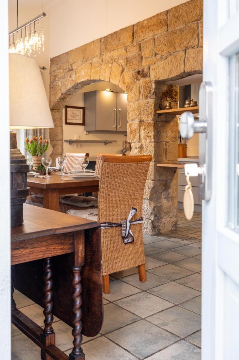 Apartmenthaus Brunnenhof Papstdorf Esterno foto