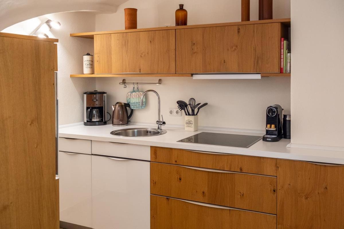 Apartmenthaus Brunnenhof Papstdorf Esterno foto