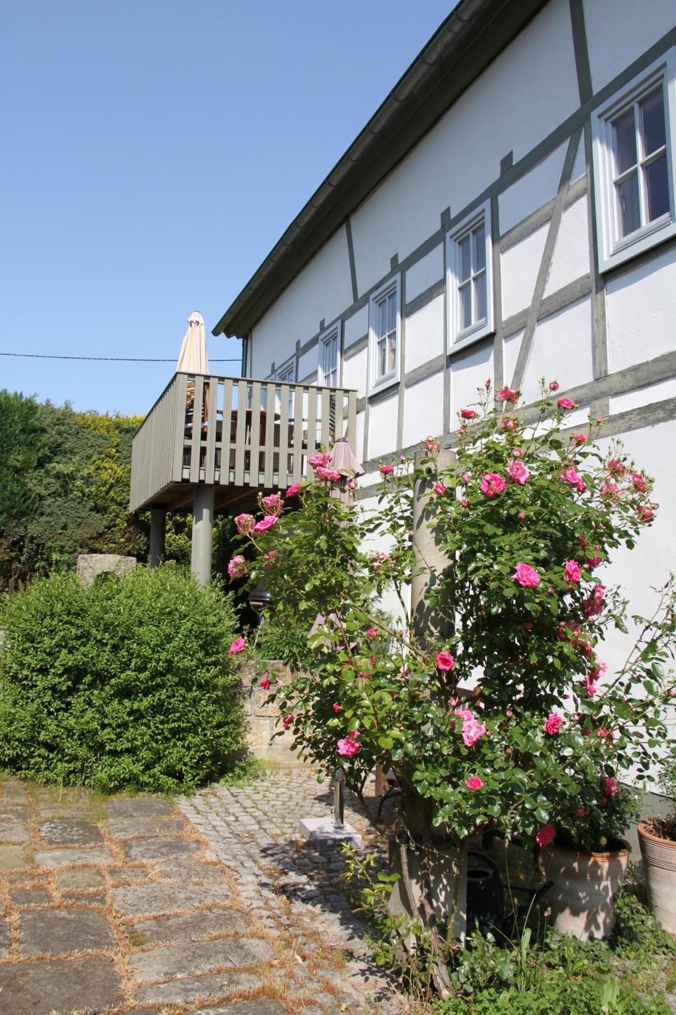 Apartmenthaus Brunnenhof Papstdorf Esterno foto